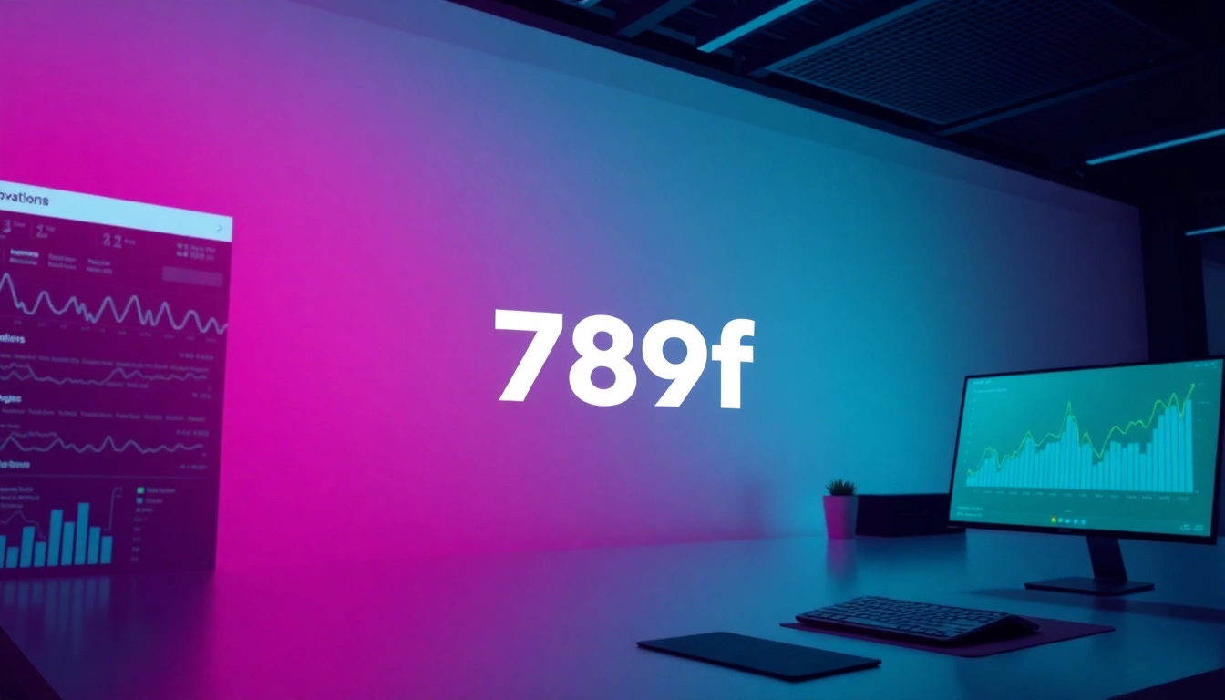 High-resolution image showcasing the 789f platform interface with vibrant visuals and strategic branding to attract tech-savvy users and showcase digital services.