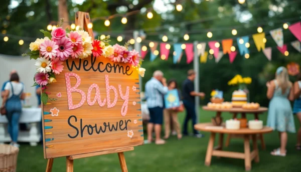 How to Design a Stunning Baby Shower Welcome Sign That Guests Love