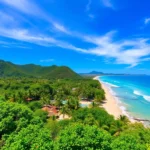 The best Lombok beach with turquoise waters and pristine sands, perfect for outdoor adventures and relaxation.