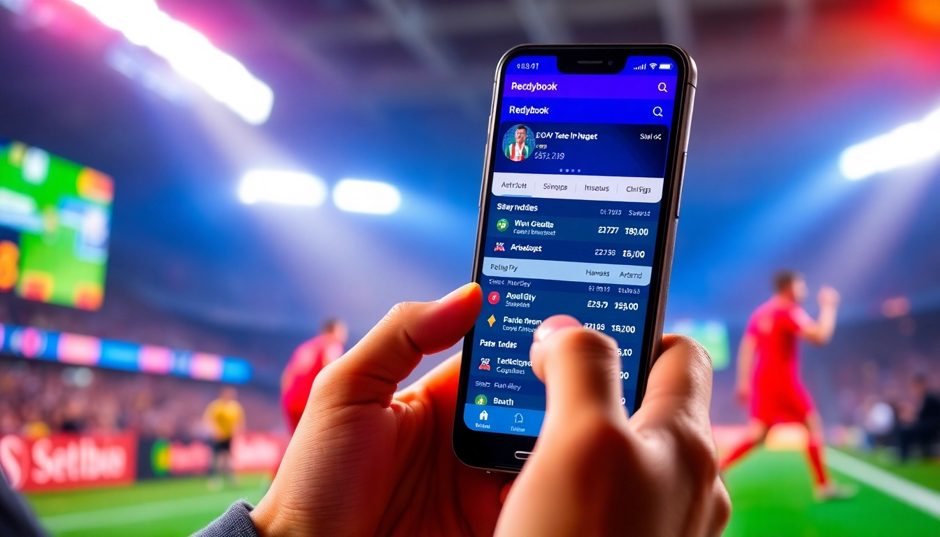 Reddy Book user placing a live sports bet on mobile, showcasing seamless betting experience on platform.