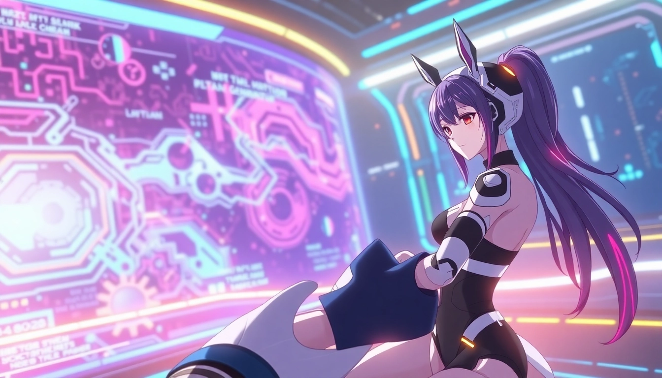 AI hentai generator showcasing a vivid anime-style interface with anime characters and advanced customization options, ideal for immersive visuals and sampling.