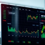 Detailed trading updates dashboard highlighting real-time stock market data and trends for