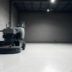 Professional floor preparation Birmingham services with grinding equipment and smooth surface finish